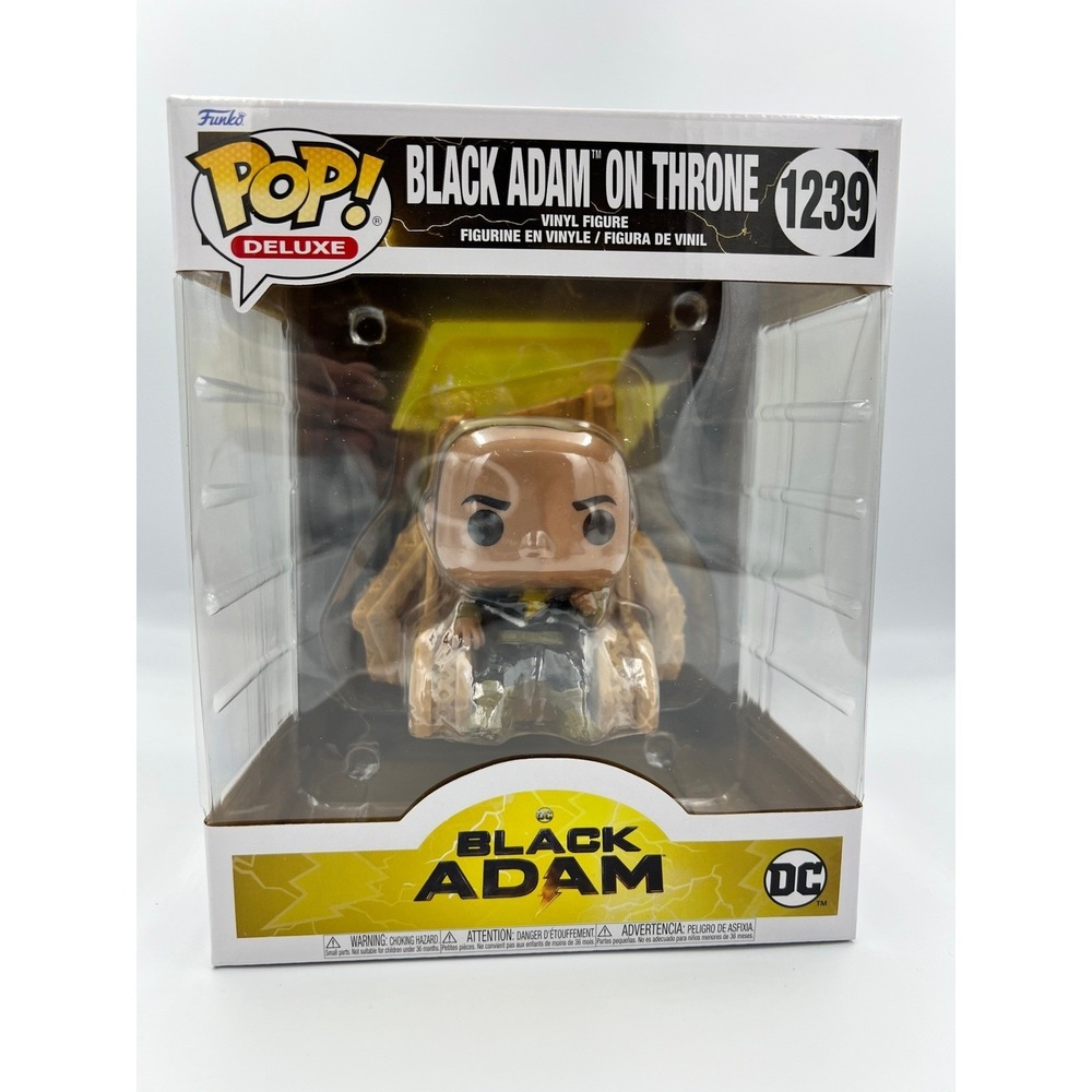 Funko Pop! Deluxe Black Adam on Throne‎ #1239 DC Comics Vinyl Figure